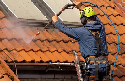 Démoussage et hydrofuge de toiture à Mignères